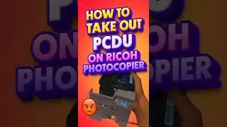 🔥 WARNING! How to Take Out the PCDU from Ricoh Photocopier (Step-by-Step) ⚠️ #shorts