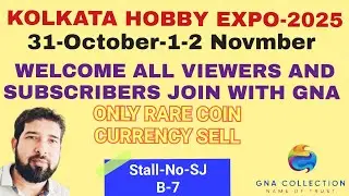 Kolkata Hobby Expo-2025 ( 31- October) 1-2- NOVMBER-2025 ( Stall no-Sjb-7)