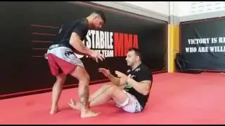 Stabile fight team-Sweep da sitting guard