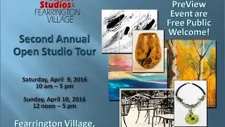 Artist Studios at Fearrington Village Second Annual Open Studio Tour 2016