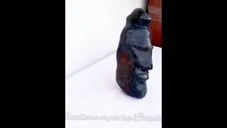Ecultura el en basalto, tallada a mano y esmeril, pulido completo, piedra de alta dureza. Olmu&eacute;