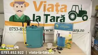 Pompa de stropit vermorel cu acumulator si Manual (2 in 1) 16 L, 5.5 Bar, Micul Fermier by Pandora