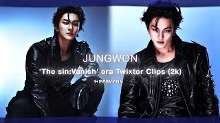 Jungwon • 'The Sin:Vanish' era Twixtor Clips (2k)