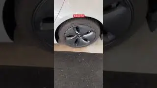 How To Install Tesla Model 3 Aero Covers 😊😊 #shorts #tesla #teslaflex #model3