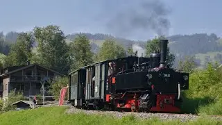 🇦🇹⛰️ BR 298.25 mit dem W&auml;lderb&auml;hnle Museumszug in Schwarzenberg ⛰️🇦🇹