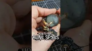 How to Paint Bone Spikes and Horns on Warhammer Miniatures