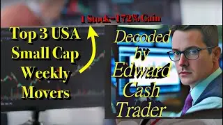 Top 3 USA Small Cap Weekly Movers: One Stock Up to 172% Gain: Aug. 24