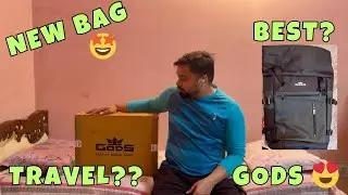 BEST TOURING BAG 🤩 || GODS VAJRA BACKPACK UNBOXING 🥳 || MY NEW BACKPACK 😍|| ITNA MEHENGA 😨