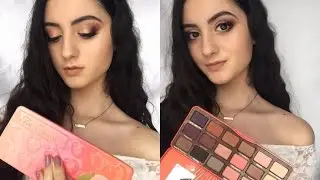 Warm Tone Purple Tutorial | Too Faced SWEET PEACH Palette