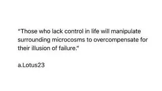Cause it&rsquo;s all about Control🎶- Control and overcompensation