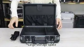 Waterproof Aluminum Tool Case Equipped with Adjustable Tool Board for Outdoor Use