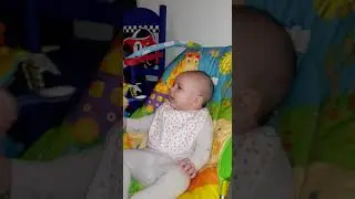 Chloe eating solids