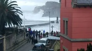 Oleaje en Lekeitio