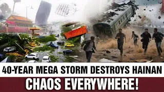 Strongest Storm in 40 Years Slams Hainan &ndash; Sanya in Ruins! Chaos Everywhere!