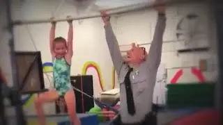 7-Year-Old Beats State Trooper Dad in Pull-Up Challenge