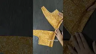 Deep V Neck Blouse Cutting