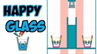Happy Glass Level 224, 225, 226, 227, 228, 229, 230, 231, 232, 233, 234 - puzzle, conundrum, jigsaw