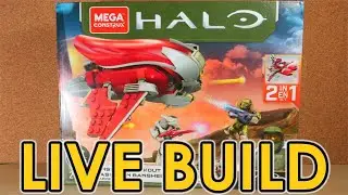 LIVE BUILD: Mega Construx Halo Banshee Breakout