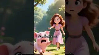Brave Pig Saves His Kids 🐷🐺 | Moral Story for Children