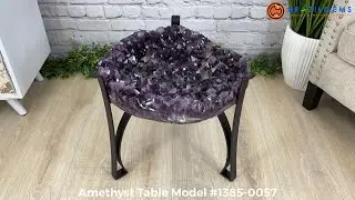 Amethyst Geode Table Model # 1385-0057 by BrazilGems.com 🏷 FOR SALE 🛍🛒