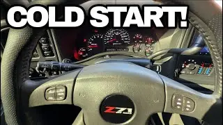 2005 SILVERADO Z71 SINGLE CAB COLD START! 
