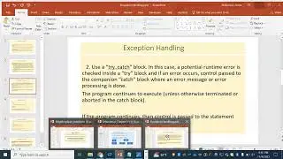 Exception Handling in C++