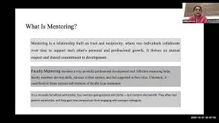 Faculty Mentoring Facts And Challenges By Dr  Sahiba Kukreja