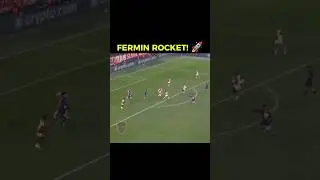 FERMIN LOPEZ! 🚀 This Goal is ILLEGAL! 🤯 #Shorts #FCBarcelona #SLABAR