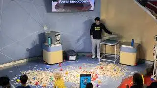 Science World Vancouver tower knockdown #vancouver #scienceworld #kidfun #kids