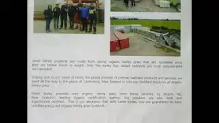 SANTE BARLEY PRODUCT BROCHURE | BY:RMF