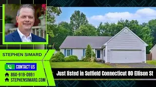 Just listed in Suffield Connecticut 80 Ellison St