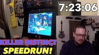 Killer Instinct Arcade Speedrun 7:23 Extra Hard! | Modded Arcade1Up!