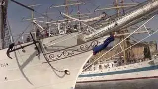 Christian Radich leaves The Tall Ships Races 2013