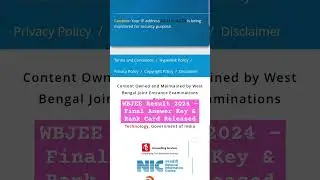 WBJEE Result 2024 &ndash; Final Answer Key & Rank Card Released