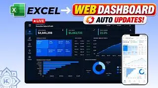 Подключение Excel-таблицы к интерактивному веб-дашборду с помощью ИИ (автообновление)