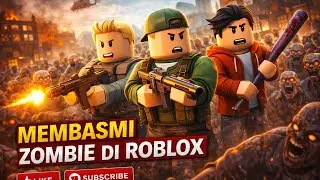 Basmi Zombie di Roblox Dulu kita Guys Memakai MP 40 FF