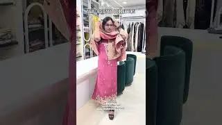 CRUSH TISSUE SUIT WITH HEAVY GOTA WORK #shorts #viral #trending #fashion #unique #unstitched #suits