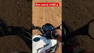New Ns160 2024 Raw sound 🔥 #youtubeshorts #youtube #ns200 #ns160bs6 #trending #bajaj