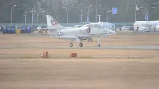 Douglas TA-4J Skyhawk [N518TA] Takeoff From YXX