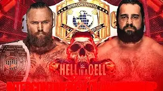 Aleister Black vs Rusev graphic HIAC 2018