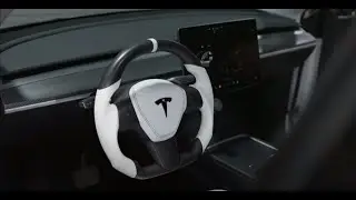 Tesla Model 3 / Y Carbon Steering Wheel Install - Project Sixth Element
