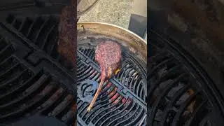 Just a quick hot searing after smoking