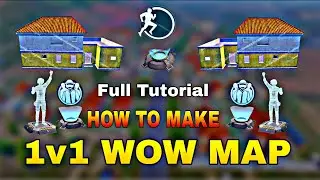 How To Make 1v1 WOW Dynamic Map | No Room Card Map | Wow 1v1 Without Room Card Map | PUBG Bgmj