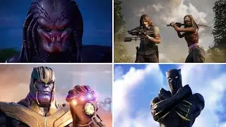 ALL FORTNITE CROSSOVER TRAILERS (Seasons 1 &ndash; 15, including Predator)