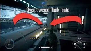 Overpowered flank route on Kamino SWBF 2