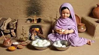 Daily Life of a Village Girl  Traditional Cooking & Farm Animals Animation