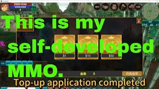 I developed MMORPG&nbsp;game, which can be played on iOS, Android, and Windows ,