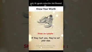 Know Your Worth | English Motivational Quotes #shorts #knowyourworth #selfrespect