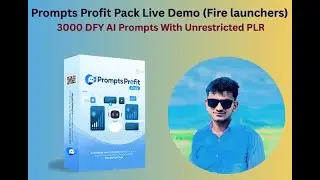 Prompts Profit Pack Live Demo (Fire launchers) ll, 3000 DFY AI Prompt with PLR.