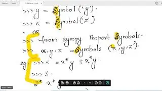Algebra and Symbolic math with Sympy
